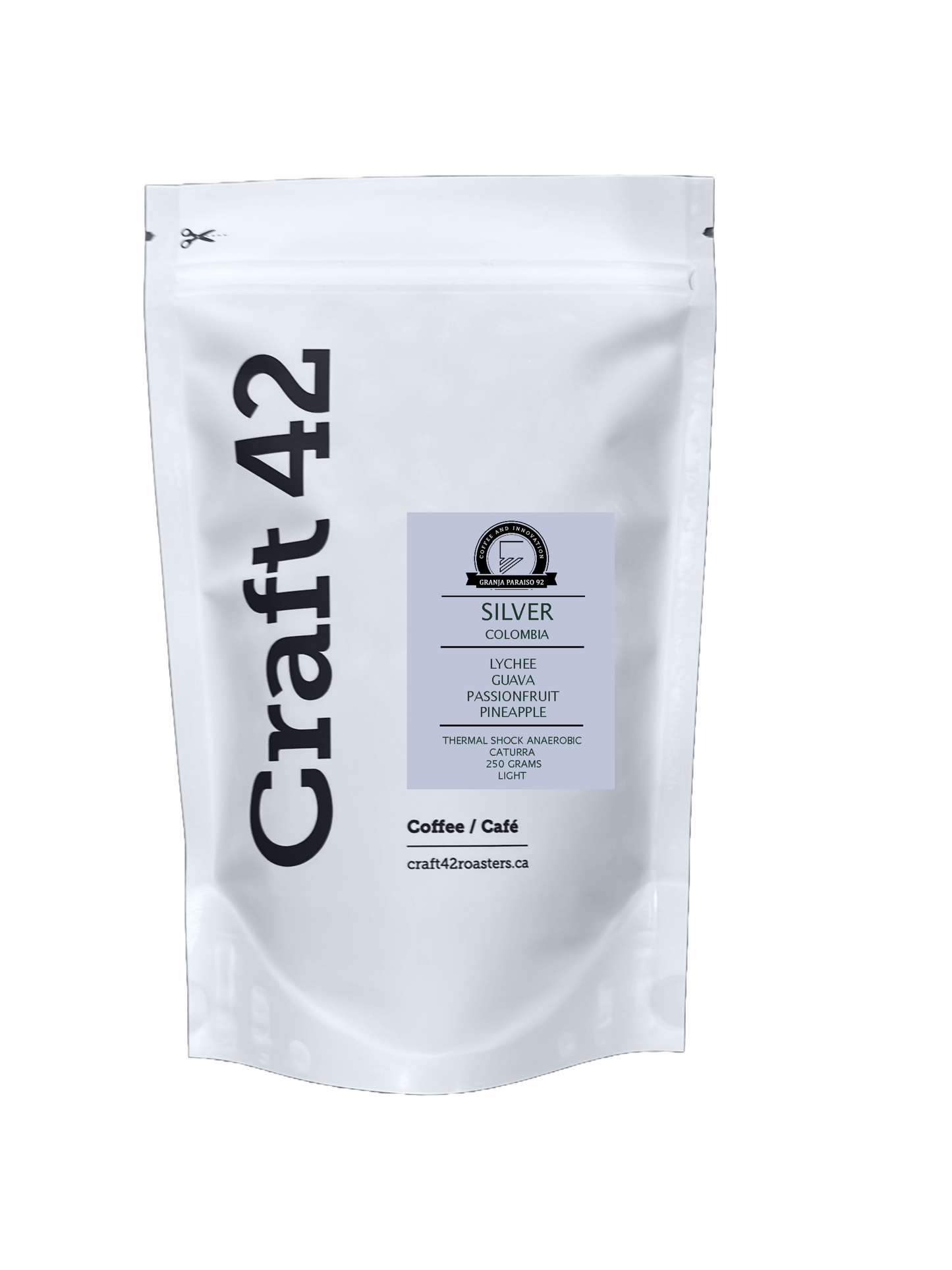 Granja El Paraiso 92 - Silver - Wilton Benitez - Washed Thermal Shock Anaerobic - Colombia - Light