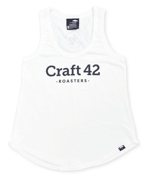 Recycled Womans Tank - White
